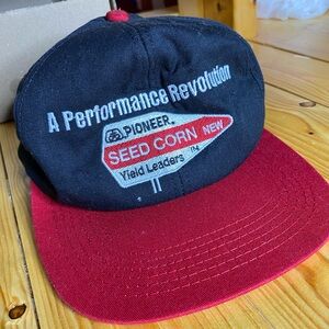 PIONEER Black and Red Cap with Logo